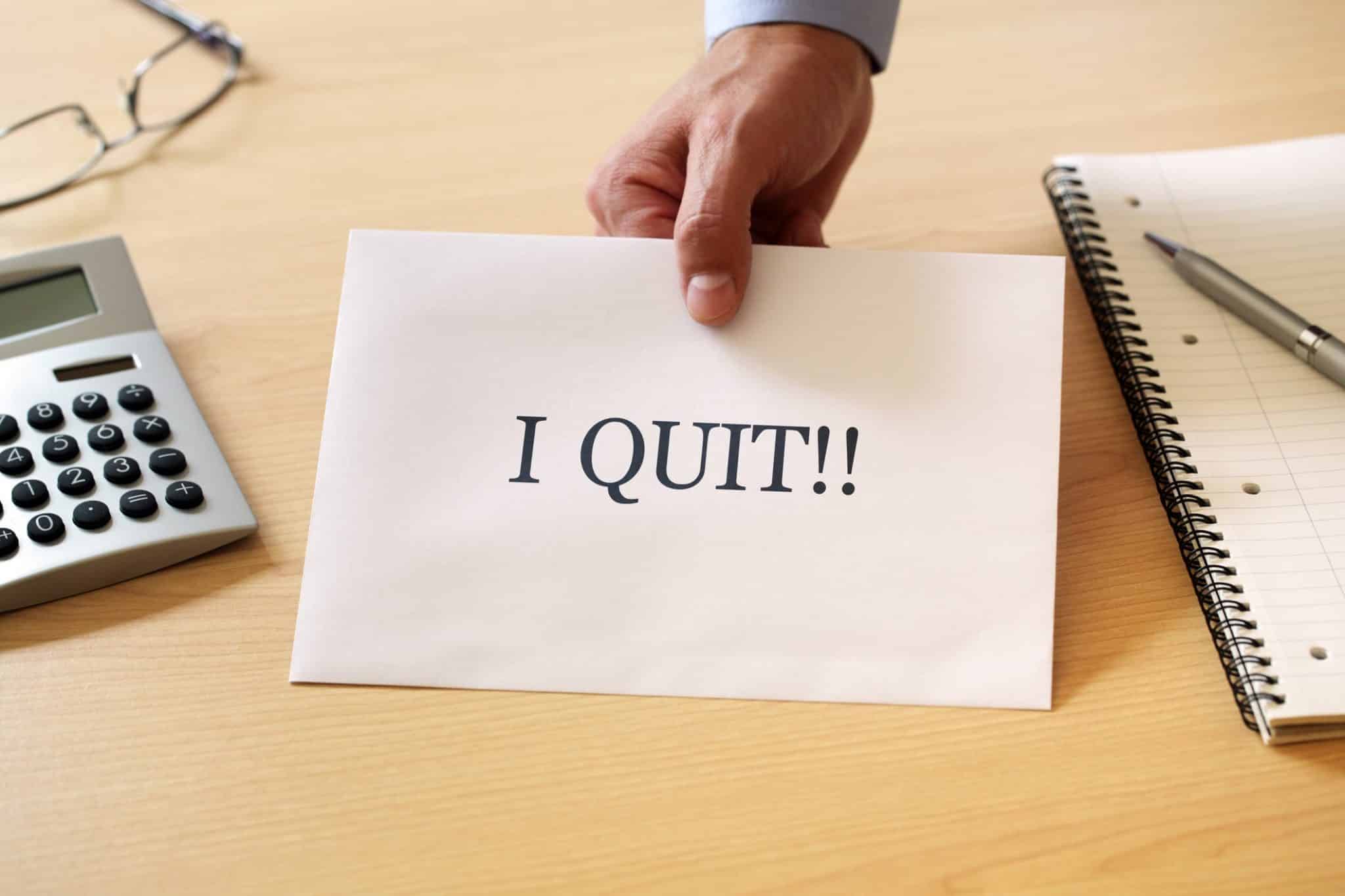 signs you should quit that job.
