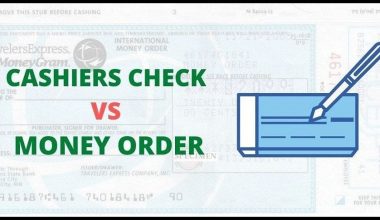 Cashier's Check vs Money Order