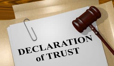 declaration of trust