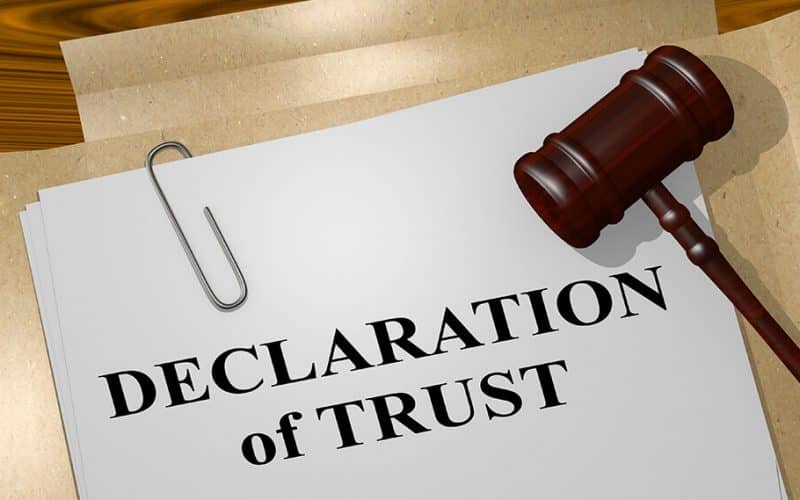 declaration of trust
