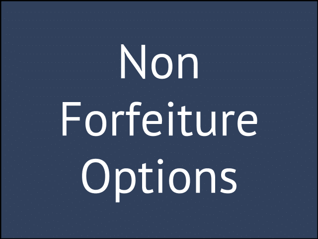 Nonforfeiture Options