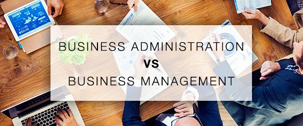 إدارة الأعمال مقابل إدارة الأعمال