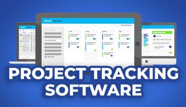 Project tracking software