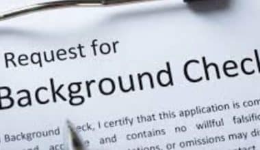 WHAT IS A BACKGROUND CHECK