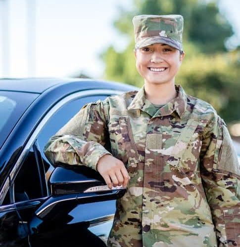 Military car insurance