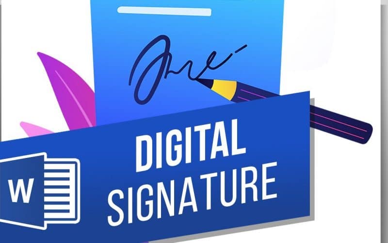 HOW TO ADD A SIGNATURE IN WORD