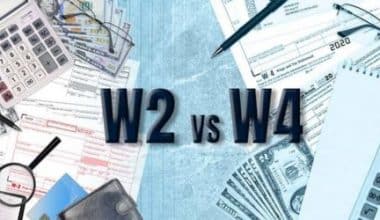 W-4 vs W-2 vs 1099 what is forms