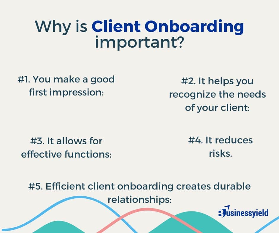 Why is client onboarding important?