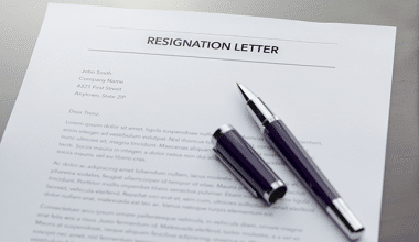 escribir una carta de renuncia